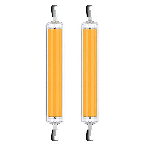 Ampoules LED R7S COB à intensité variable, 13 W J Type 118 mm J118, remplacent les projecteurs halogènes 120 W Diode Spot Light AC 220 V-240 V (118 mm 13 W, blanc)