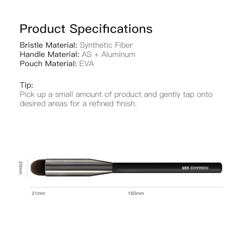 Image of RED CHAMBER Multi-Purpose Makeup Brush for Cream, Powder & Concealer, Vegan