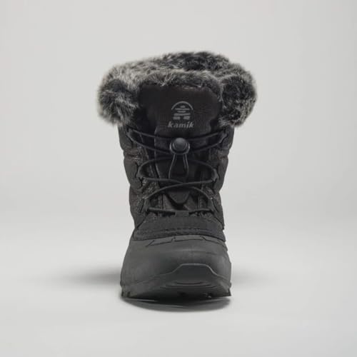 Kamik Damen Momentum L2 Schneestiefel, Schwarz, 38 EU