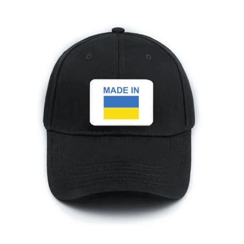 Casquette de baseball Ukraine love pour sorties outdoor et look décontracté noir
