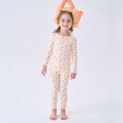 Image of pureborn Baby Pajamas Set Toddler Snug Fit Cotton Sleepwear 2pcs 12M-7Y