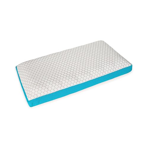 Dormity - Almohada Viscoelástica Sport Media (11 cm de Altura) - Adecuada para Deportistas para recuperación Cervical - Se Adapta a la Forma del Cuello y la Cabeza - Dimensiones 70x50 cm