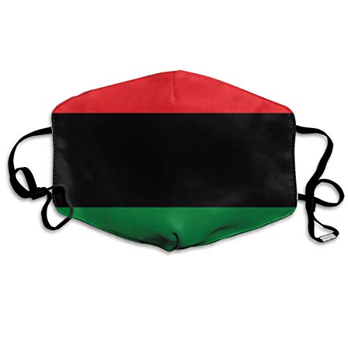 Preisvergleich Produktbild air kong Mundmasken, Anti-Staub-Gesichtsmaske und Masken, atmungsaktive Atemschutzmaske Black Lives Matter Flag Afroamerikanische Flagge