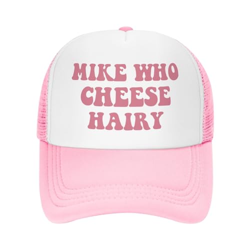 Image of You Find It Offensive? I Find It Funny Trucker Hats for Women Pink Men Funny Slogan Pink Hats for Men