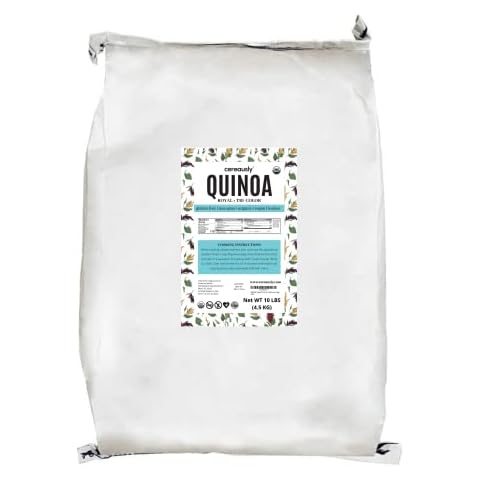 CEREAUSLY Organic Tri-Color Quinoa - 10 LB Cover