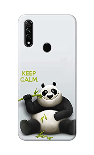 Image of PRINTFIDAA� Printed Hard Back Cover Case for Oppo A31 Back Cover (Cartoon Panda) -2808