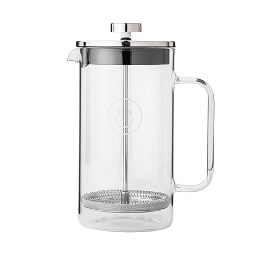 Catálogo de Prensa Francesa Walmart los preferidos por los clientes. 48 Tantito Café Prensa Francesa 1000ml Vidrio Borosilicato - Filtro Acero Inoxidable 4 Etapas - Cafetera French Press para 5 Tazas - Libre de BPA