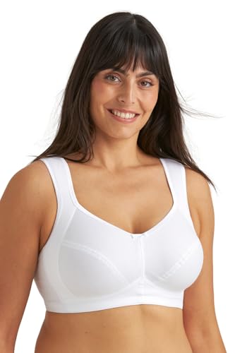 Miss Mary of Sweden Cotton Divide Non-Wired Bra – Skin-Relief Pocketed Design, Breathable Cotton, All-Day Comfort Miss Mary of Sweden Cotton Divide Non-Wired Bra – Skin-Relief Pocketed Design, Breathable Cotton, All-Day Comfort