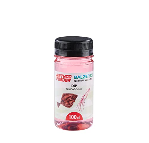 Balzer Method Feeder Dip pink-Heilbutt-Tintenfisch 100ml