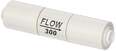Inline flow restrictor for 50 gpd RO systems 1/4" quick connect
