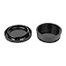 2 Pack Rear Lens Cap and Camera Body Cap Cover Kit for Nikon D3500 D3400 D3300 D3200 D3100 D5100 D5200 D5300 D5500 D5600 D7000 D7100 D7200 D7500 D600 D610 D750 D850 and more F Mount Camera Lens