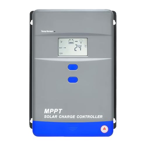 Y&H 60A MPPT Solar Charge Controller 12V/24V/36V/48V Auto Battery Regulator LCD Display,MAX PV Panel Input 3120W for AGM,Gel,Flooded and Lithium Battery Charging Y&H 60A MPPT Solar Charge Controller 12V/24V/36V/48V Auto Battery Regulator LCD Display,MAX PV Panel Input 3120W for AGM,Gel,Flooded and Lithium Battery Charging