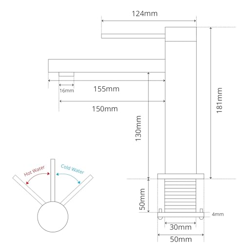 Robinetterie d'eau de vanité design pour rénovation salle de bain - 7