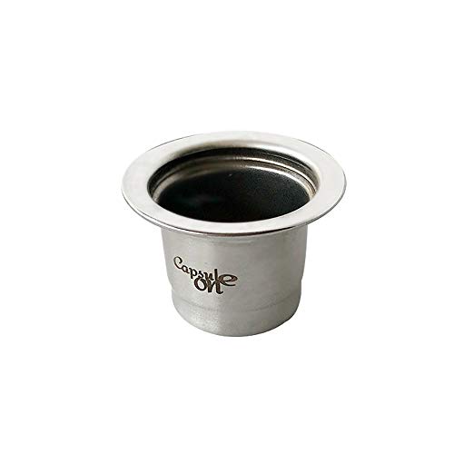 Honorall Café recarregável em aço inoxidável C-apsule Coffeeware reutilizável compatível com Nespres