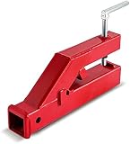 clamp on Trailer Hitch 2" Ball Mount Receiver Adapter fit Hitch Mount Receiver Adapter Tractor Bucke