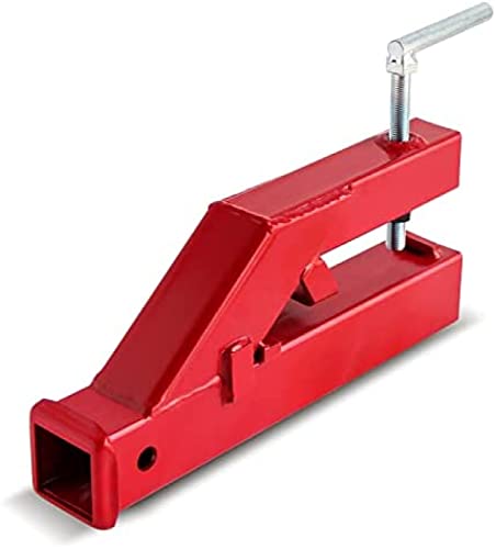 Clamp On Trailer Hitch 2" Ball Mount Receiver Adapter Fit Hitch Mount Receiver Adapter Tractor Bucket Attachments Tractor Bucket,15.94L X 6.71H X 2.58W #TOP2