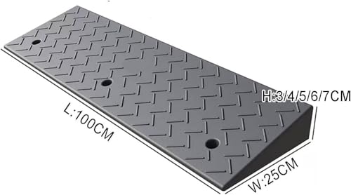 Rampa negra CUTPOIY para scooters con superficie antideslizante y medidas 100x25x4 cm miniatura 6
