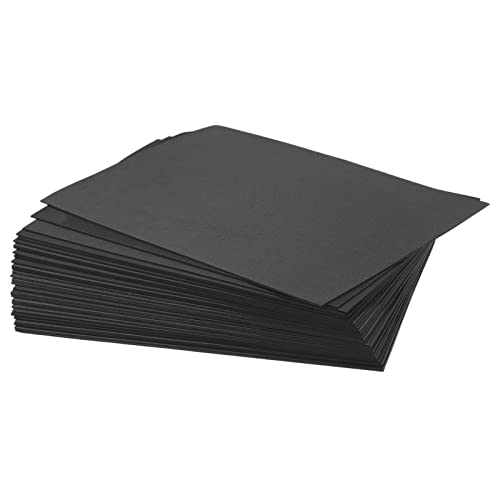 Image of uxcell EVA Foam Sheets Black 12 Inch x 9 Inch 2mm Thickness for Crafts DIY Pack of 30