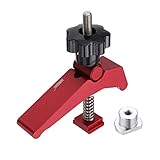 Hold Down Clamp Quick Acting M8 T-Slot T-Track Clamp Set Aluminum Alloy Woodworking Tool