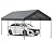 Carport Canopy 12x20 FT Heavy Duty,Outdoor Garage Car Shelter Shade with Removable Sidewalls with Roll-Up Windows, Sidewalls & Doors, Uv Resistant and Waterproof for Car Truck Motorcycle