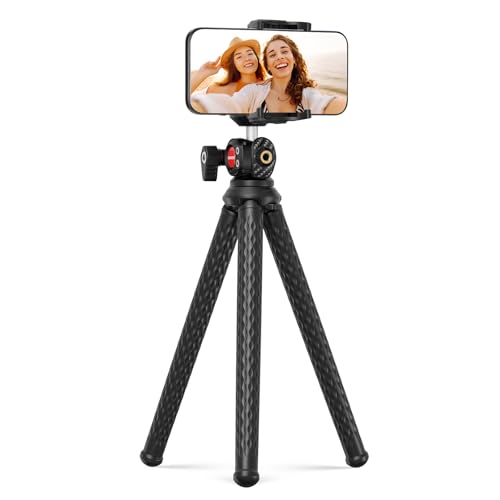 NEEWER Flexibles Stativ mit Fernbedienung, Kamera Handy Stativ Stand Vlog Selfie Stick mit Handy Halter & Action Kamera Adapter Kompatibel mit GoPro Insta360 iPhone Samsung, Digitalkamera, TP34 NEEWER Flexibles Stativ mit Fernbedienung, Kamera Handy Stativ Stand Vlog Selfie Stick mit Handy Halter & Action Kamera Adapter Kompatibel mit GoPro Insta360 iPhone Samsung, Digitalkamera, TP34