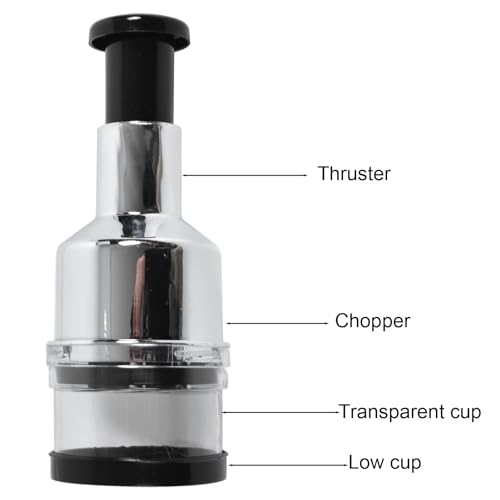 Cortador manual de alimentos en acero inoxidable miniatura 5