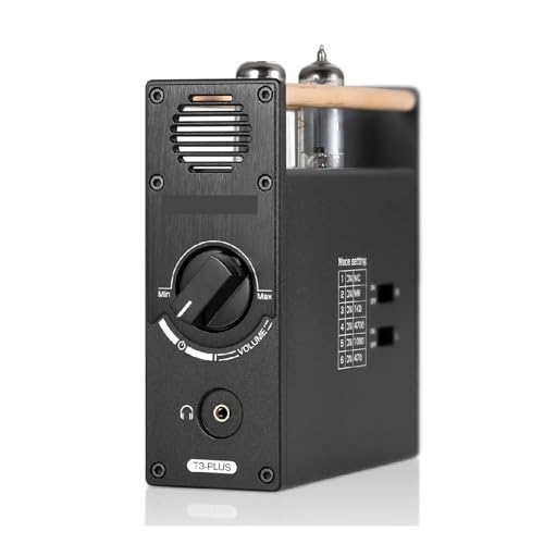 T3 Plus Mini 6A2 Vacuum Tube MM/MC Phono Preamplifier for Turntable HiFi Stereo Preamplifier Headphone Amplifier