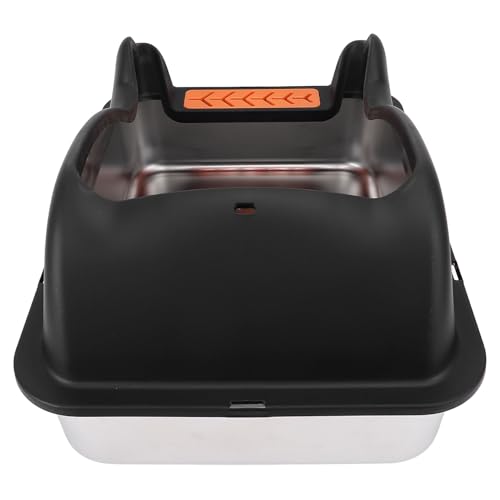 Caja sanitaria cerrada de acero inoxidable para gatos miniatura 2