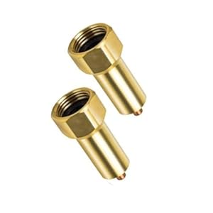 Moliuoly 2er-Set Messing-Antifrostventil für Außenwasserhähne, 3/4-Zoll-Gewinde, automatischer Frostschutz für Garten und Hof, Tropffunktion bei 1–5°C für zuverlässigen Winterbetrieb