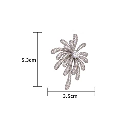 Broche à fleurs pour costume collier veste et accessoires de mode