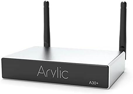 Arylic A30+ WiFi & Bluetooth 5.0 Mini Stereo Amplifier, 2 Channel Class D Wireless Amplifier, Home Amplifier for Speakers with spotify,airplay,Multiroom/multizone Digital Audio Speaker Amp