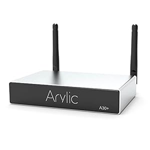 Arylic Stereo WiFi and Bluetooth 5.0, 2-Channel Class D Wireless Mini Home Amplifier for Speakers with spotify, airplay 1, Multi-Room/multizone Digital Audio Amp-Up2stream A30 +