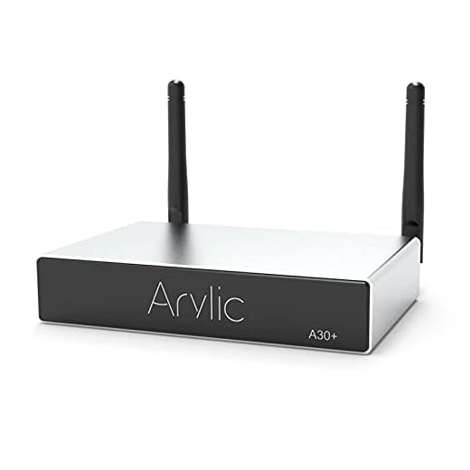 Arylic Stereo WiFi and Bluetooth 5.0, 2-Channel Class D Wireless Mini Home Amplifier for Speakers with spotify, airplay 1, Multi-Room/multizone Digital Audio Amp-Up2stream A30 +