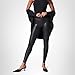 SPANX SPANXshape Faux Leather Leggings - Tummy Control Legging - with Contoured Power Waistband Stomach Compression - High Waist - Black - Petite 25