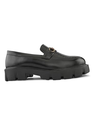 Image of STANPHORD Mens Loafers Stanphord Men's Slip On Loafers Shoes | Comfortable Lightweight Stylish Footwear for Casual, Formal TPZN 2231 Black-7