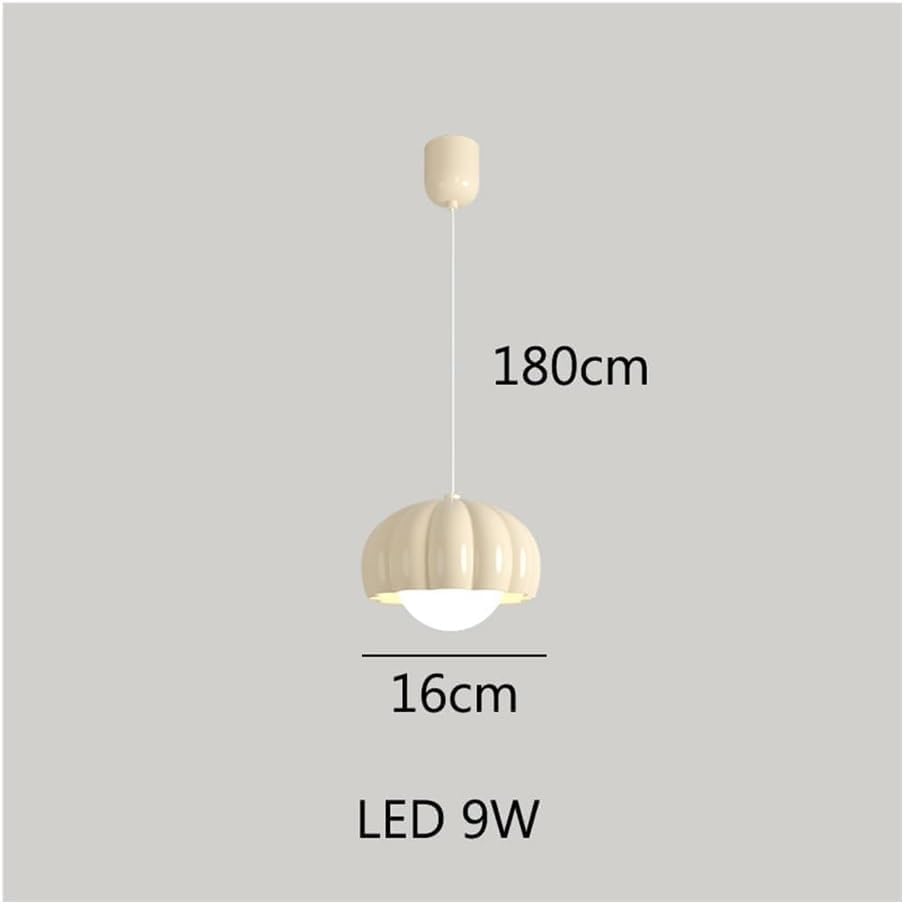 Éclairage du pendentif LED moderne rose et orange pour chambre