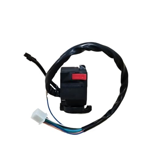 Ensemble interrupteur de moto de précision 22mm avec clé d'allumage klaxon