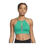 Nike Women's Indy Rainbow Ladder LS Padded High-Neck Sports Bra (Small)