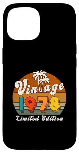 ���B���e�[�W 1978 ����� 48�� �a���� �����Y ���f�B�[�X �X�}�z�P�[�X iPhone 15 �p