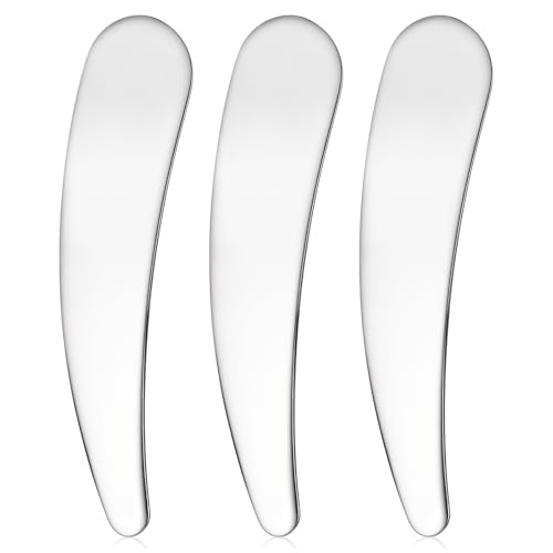 Mini Reusable Stainless Steel Cosmetic Spatulas (3pcs)