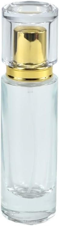 Mini Bottiglie di Profumo da Viaggio, Atomizzatore di Profumo Bottiglie di Imballaggio Vuote da 30 ml Bottiglie di Vetro for Bottiglie di Profumo Bottiglie di Profumo Cilindriche di Cristallo Ricarica