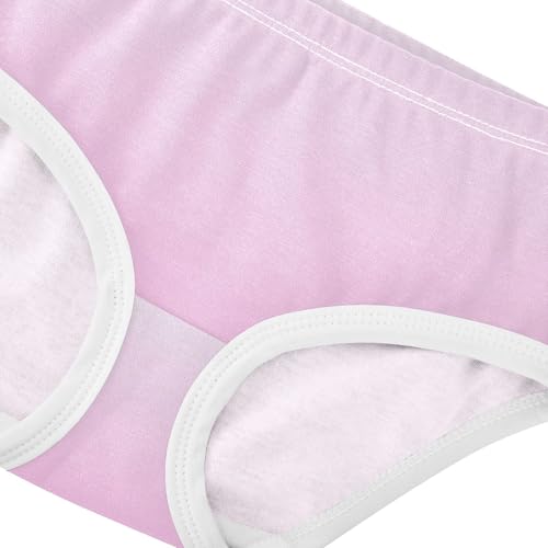 Joisal Ombre Pearl Pink Gradient Cute Panties Girl Girls Underwear Toddler Cotton Pattern Undies Kids Briefs 2t4