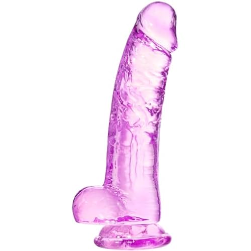 8.2'' Lifelike Realistic Big Dildo, Suction Cup Penis Toy for Women Pink