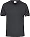 Produktbild James & Nicholson Herren Men's Active-V T-Shirt, Schwarz (Black), XXX-Large