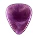 Amethyst Stone Guitar Or Bass Pick - 3.0 mm Ultra Heavy Gauge - 351 Shape - Specialty Handmade Gemstone Exotic Plectrum - 1 Pack