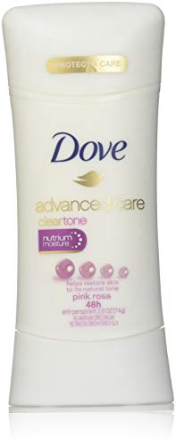 Dove Advanced Care Anti-Perspirant Deodorant, Pink Rosa 2.60 oz (Pack of 8)