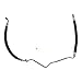 Edelmann 92444 Power Steering Pressure Line Hose Assembly