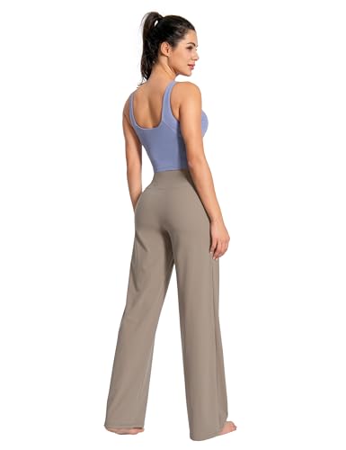 Image of BUBBLELIME Women High Waist Wide Legs Yoga Pants Loose Sweatpants Pockets