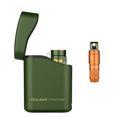 OLIGHT Baton4 Premium Edition EDC Flashlight Bundle with IMINI2 Rechargeable Keychain Light