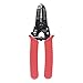 VCELINK GJ708 szczypce do ściągania izolacji i cięcia boczne, ściągacz izolacji do drutu miedzianego 0,6-2,6 mm, drut pleciony i drut wielordzeniowy, długość 165 mm, czerwony